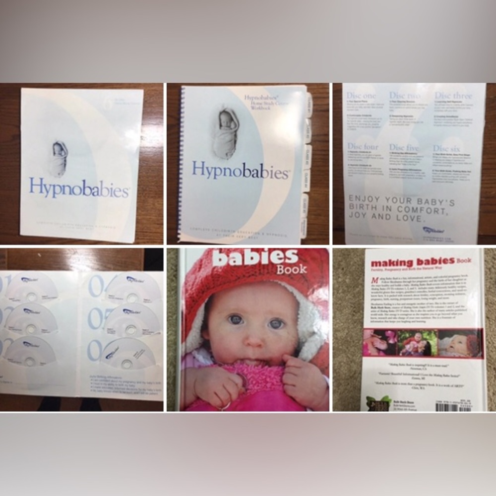 Hypno-birthing and natural pregnancy books